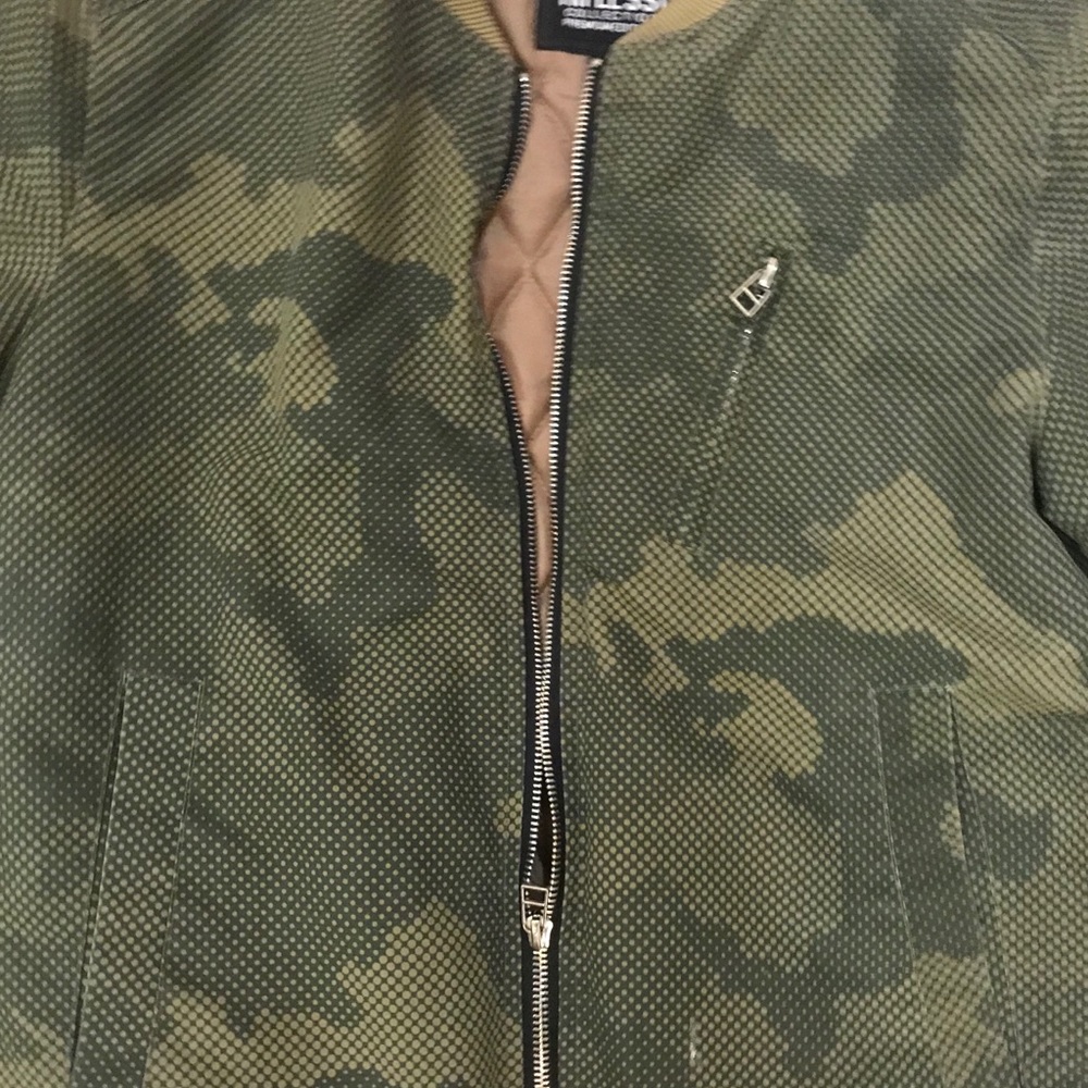 Md Riflessi Collection Army Net Print Bomber - image 4